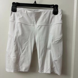 Athleta Bike Shorts, Women's Small, White